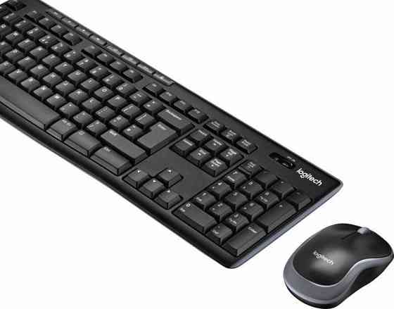 Комплект (клавіатура, миша) бездротовий Logitech MK270 Wireless Combo (920-004508) Чорний Харків