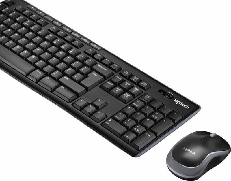 Комплект (клавіатура, миша) бездротовий Logitech MK270 Wireless Combo (920-004508) Чорний Харків - фото 5