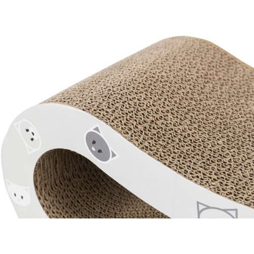 Дряпка Trixie для котів Хвиля Mimi з котячою м ятою картон 48х16х22 см Київ - фото 4