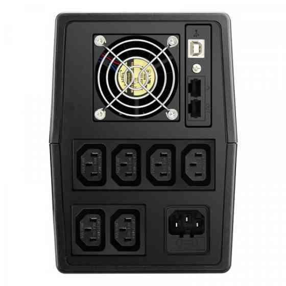 ДБЖ FSP FP1500, 1500ВА/900Вт, Lin-Int, USB/RJ45, IEC*6-320-C13, AVR, Black (PPF9000526) Київ
