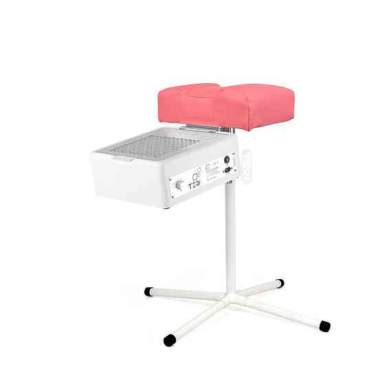 Педикюрная подставка для настольных вытяжек Teri с розовым верхом Киев