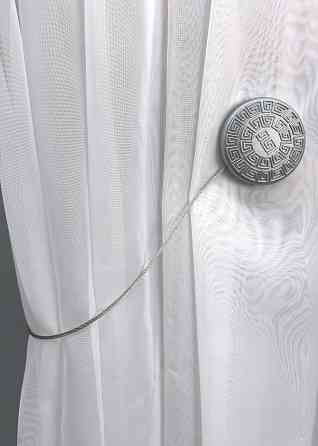 Магниты для штор и гардин Родос набор 2 шт Серебристый (81-125) Киев