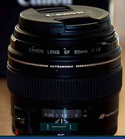 Объектив: Canon 85 F1.8 USM Харьков