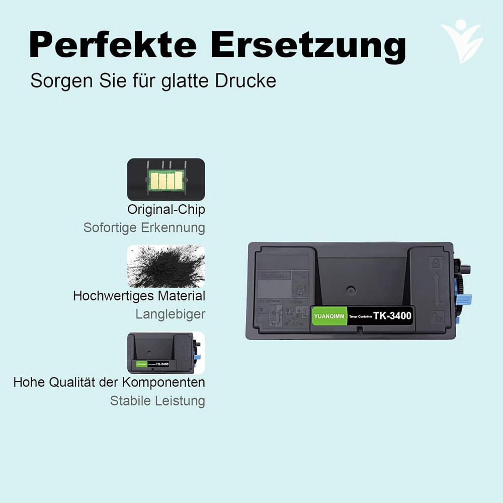 Совместимый тонер-картридж TK-3400 черного цвета для Kyocera ECOSYS PA4500/ PA4500x/MA4500/ MA4500x/ MA4500fx/ 1T0C0Y0NL0 Днепр - изображение 2