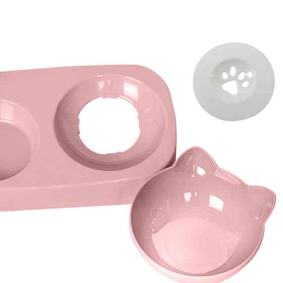 Миска для котов с поилкой Taotaopets 119906 Pink 22*28*14см Киев