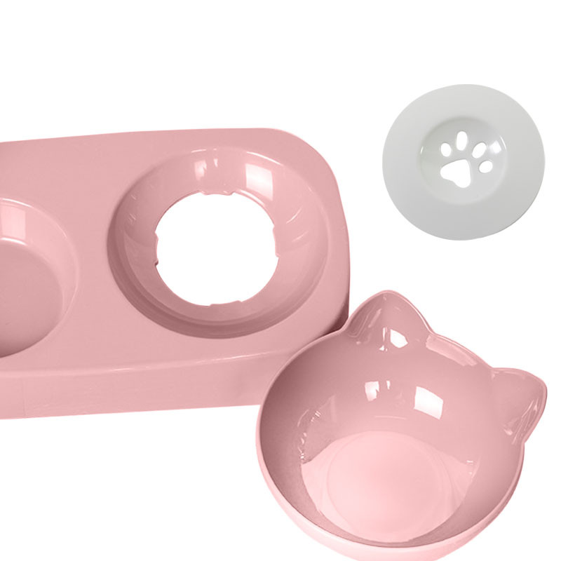 Миска для котов с поилкой Taotaopets 119906 Pink 22*28*14см Київ - фото 3