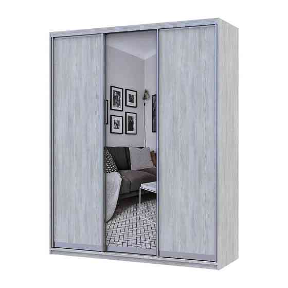 Шкаф купе Doros Сити Лайт Сосна Натти 2 ДСП / 1 зеркало 225х60х225 (DRS-011973) Львов