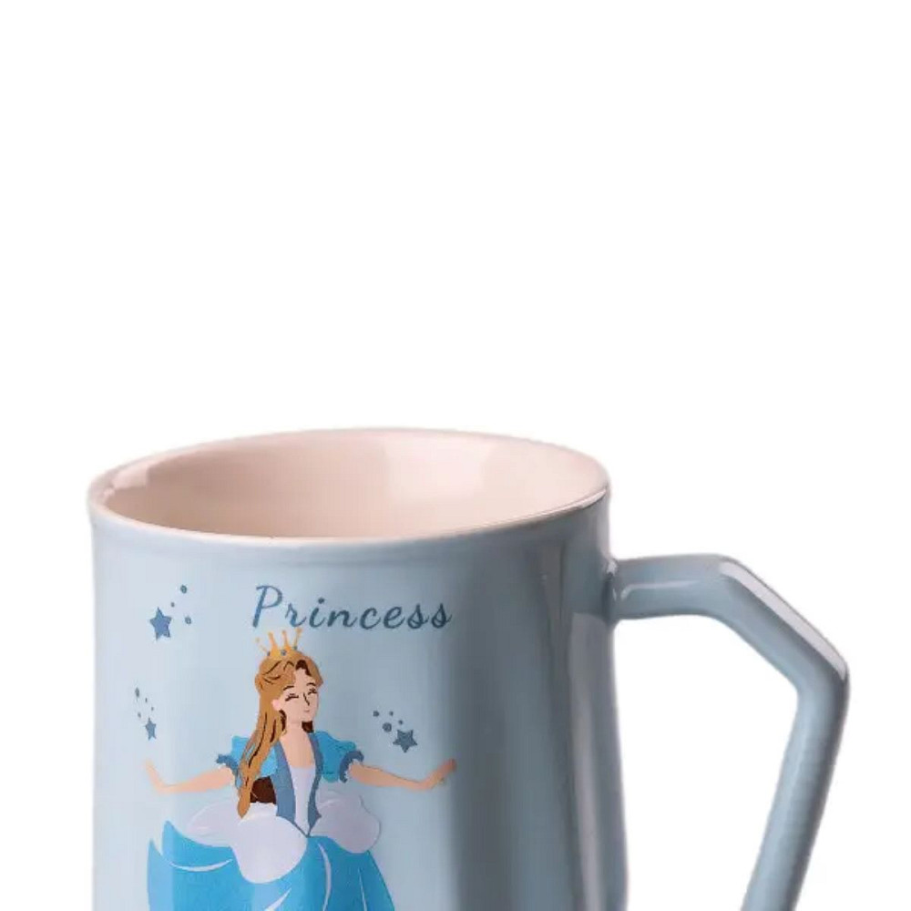 Happy Life Чашка порцелянова 450мл діснеївська принцеса Блакитний HPCYM0859BL Київ - фото 2