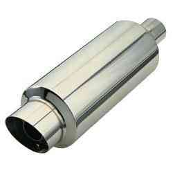 Прямоточний глушник НГ-0638 нержавіюча сталь Вінниця