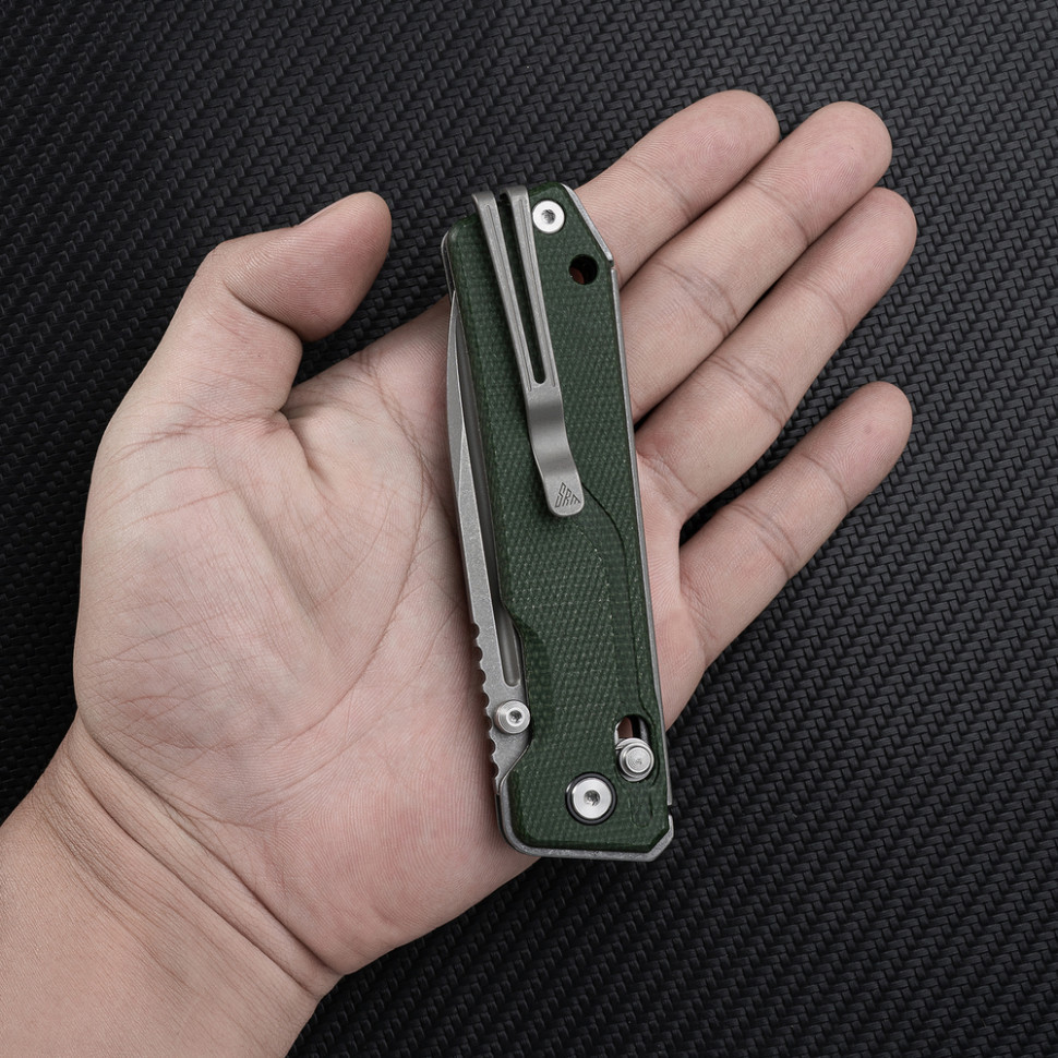Ніж складаний SRM Rubik 7228B-MG, зелений Киев - изображение 8