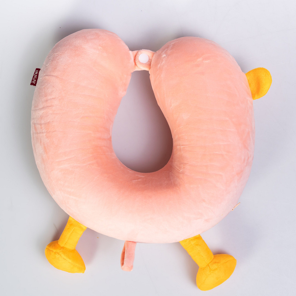 Yiwu Подушка для шиї Duck U-подібна рожева HP-56-4P Коломия - фото 2