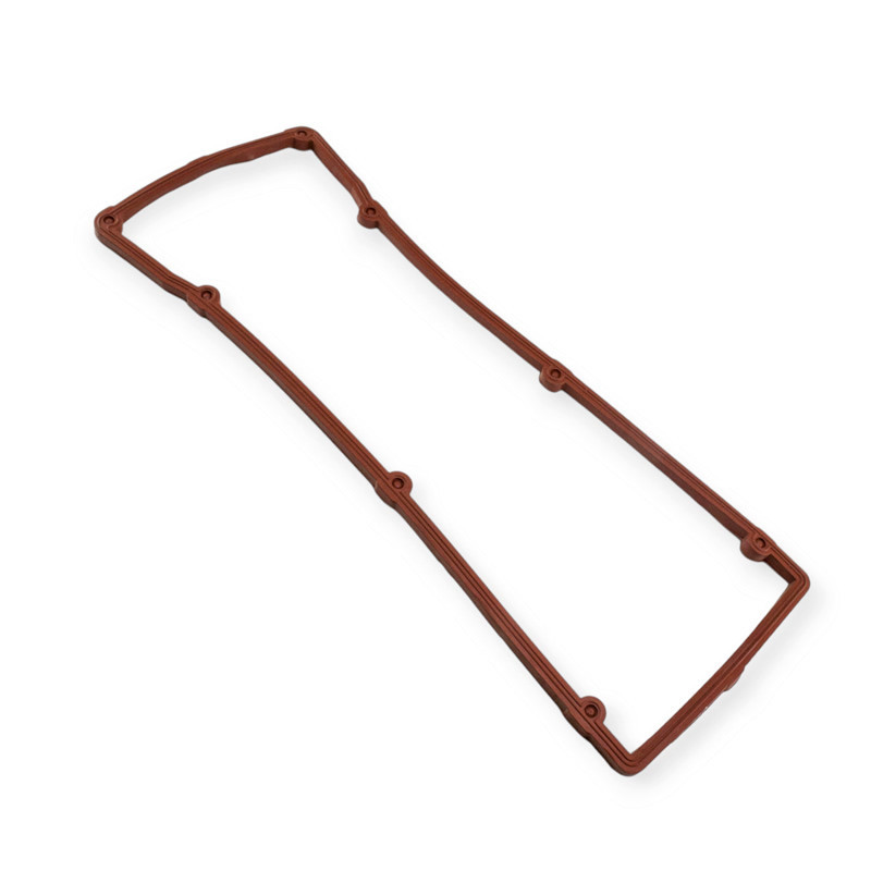 Прокладка кришки ГАЗ 3110, 3302, 3705, 2217, УАЗ 31519, 3163 (406,405) червона клапанна Мукачево - фото 1