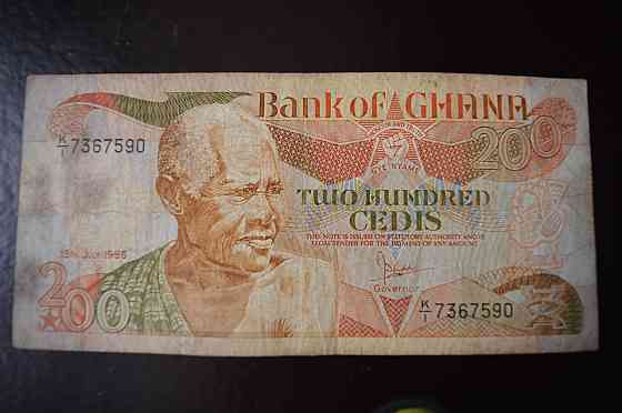 Гана/Ghana 200 Cedis 1986год Pick 27 Полтава