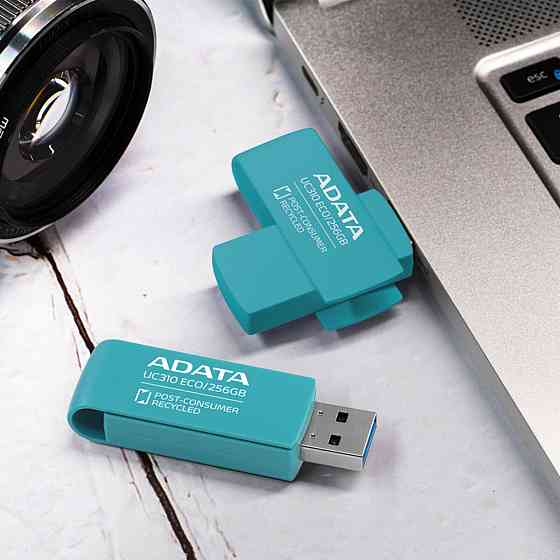 Flash A-DATA USB 3.2 UC310 Eco 128Gb Green Киев