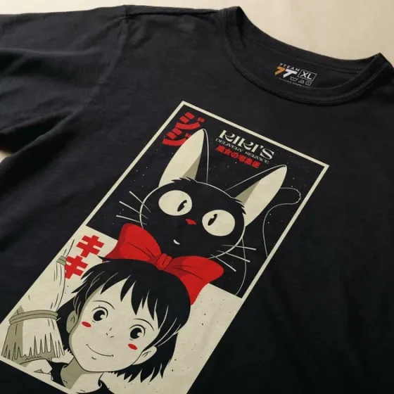 Футболка чоловіча з  принтом Kiki's Delivery Service Розмір 48 Anime0978 Дніпро