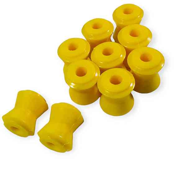 Втулка тяг 2101-2107, 2121 поліуретан жовтий все більші (к-кт 10 шт) CS-20 реактивних Мукачево