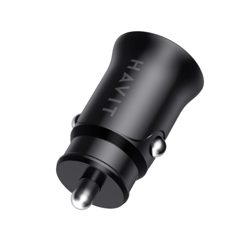 Автомобільний зарядний пристрій Havit HV-CC2022 20W USB+Type-C чорний Житомир - изображение 5