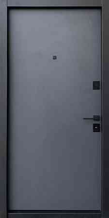 Двері вхідні металеві Страж Delica AL MONO 850х2040 мм антрацит Праві Київ