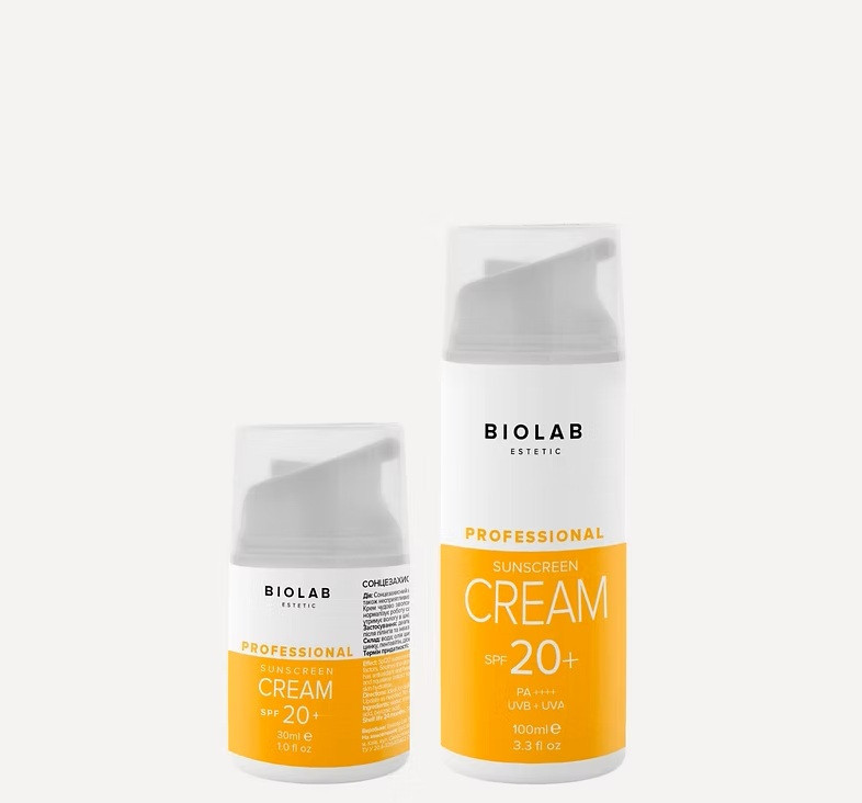 Солнцезащитный ВВ крем с SPF20 Sunscreen ВВ cream SPF 20 BIOLAB Estetic, 30 мл Днепр - изображение 1