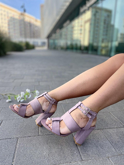 SANTINI Босоніжки жіночі SANTINI 259311-218 фіолетовий (літо, замша натуральна) (3761) Коломыя - изображение 7