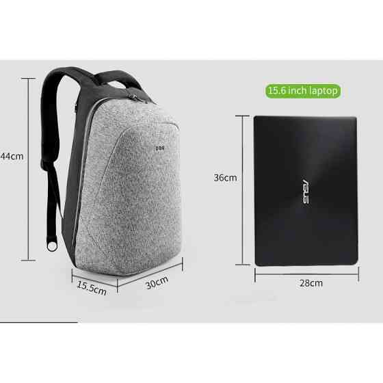 Рюкзак Tigernu D-83351 15.6" Black Grey Київ