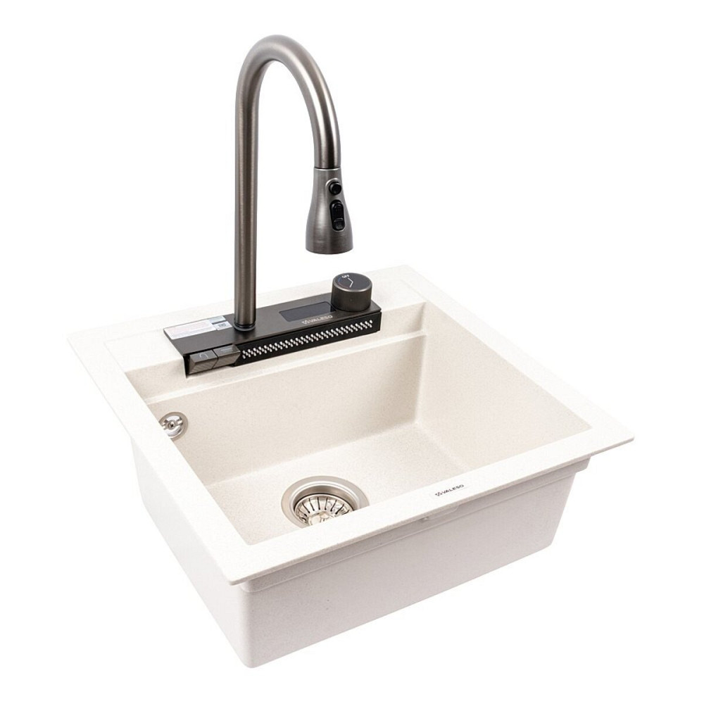 5149 VIVA матова Мийка гранітна VALESO (біла в крапку) Коломыя - изображение 4