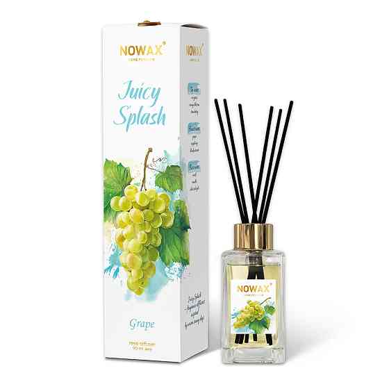 Аромадифузор з паличками Nowax Juicy Splash - Grapes 90мл Львів