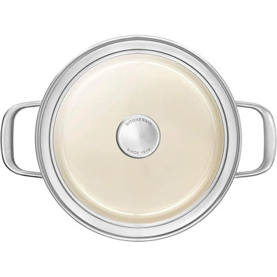 Кастрюля KitchenAid Steel Core 24 см 6 л матовий чорний (CC006001-001) Винница - изображение 3