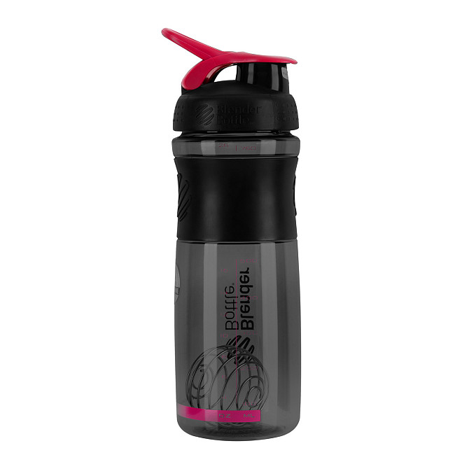 Шейкер спортивний (пляшка) BlenderBottle SportMixer Flip 28oz/820ml Black/Pink Каменское - изображение 8