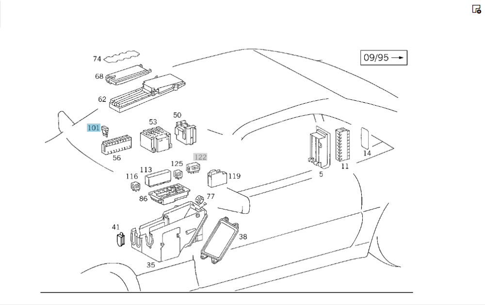 Mercedes-Benz  N000000004213 Запобіжник Maxi 30A світло зелений CL C215 S-class short W220 S-class long V220 CL C216 V-class W638 Sprinter W901 Sprint Одеса - фото 2