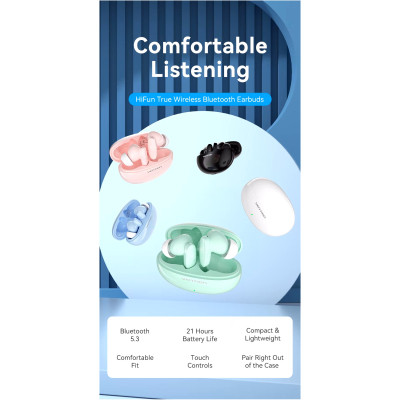 Навушники Vention Elf Earbuds E01 Purple (NBFV0) Вінниця - фото 3