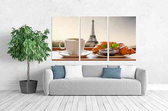 Модульная картина в гостиную / спальню  Франція  ART-138_3A Киев