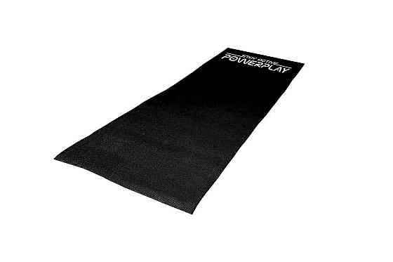 Килимок для йоги та фітнесу PowerPlay 4010 PVC Yoga Mat Чорний (173x61x0.6) Кам'янське