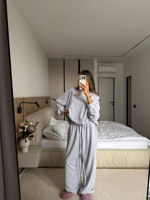 Женский повседневный костюм двойка турецкая петля Меланж Одесса - изображение 3