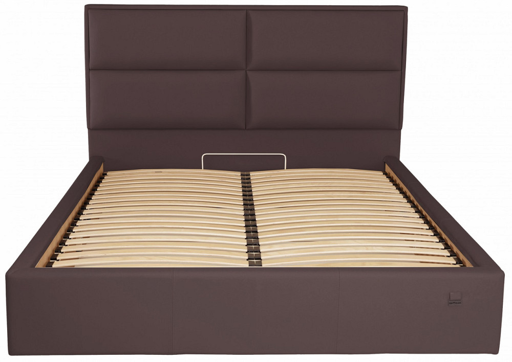 Ліжко Sheffield VIP 140 х 200 см Fly 2231 З додатковою металевою цільнозварною рамою Темно-коричневий Дніпро - фото 12