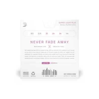 Струны для гитары D'Addario XS Coated Electric Guitar Strings Super Light Plus (9.5-44) (XSE09544) Вінниця