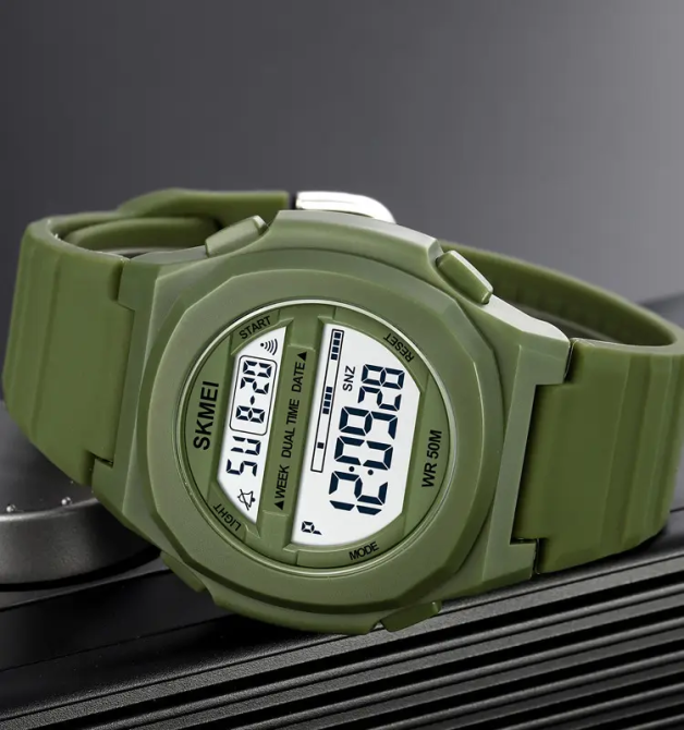 Часы мужские спортивные Skmei 1821 (Зеленые) Винница - изображение 6