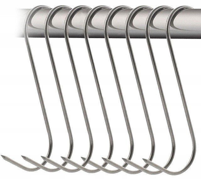 Крючки для копчения мяса S-образная форма 15 шт Kaminer (25553) Нововолынск - изображение 2