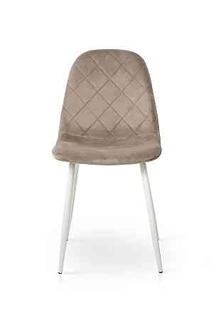 Стілець Ембер-L, білий/велюр бежевий Киев