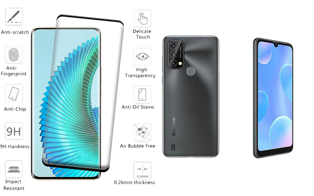 Захисне скло HyperGlass Pro для Blackview A50 – максимальна чутливість та захист Київ - фото 2