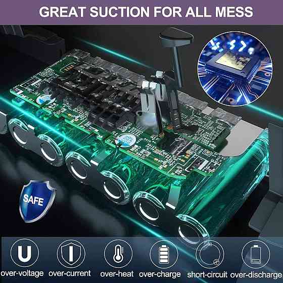 Акумулятор для пилососу Dyson V10 6000 мАг 25.2 V, змінна батарея для V10 Absolute, Animal, Motorhead, Fluffy, Total Clean (SV12) Київ