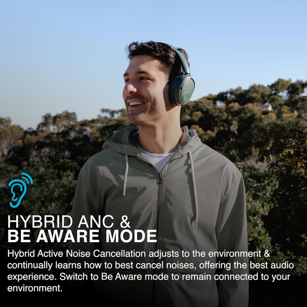 Наушники JLab JBuds LUX ANC Bluetooth 5.3 с активным шумоподавлением Smart ANC, Spatial Audio, Multipoint, 70+ часов автономности Киев - изображение 2