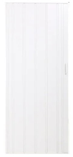 Двери гармошка глухая DiCIDoors DiCi-12  85х2030х12мм  Белая  №315 Днепр - изображение 2