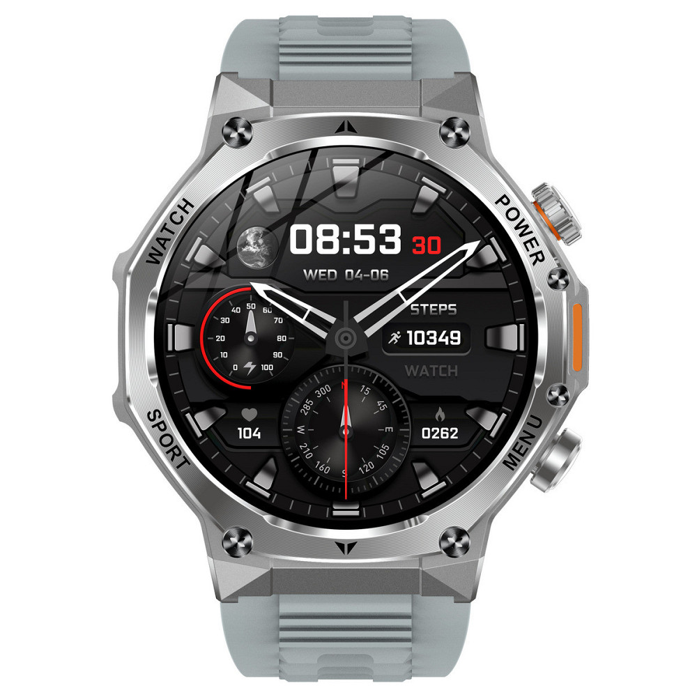 Умные смарт часы Smart Surf X Pro Silver Grey (2 ремешка) Винница - изображение 2