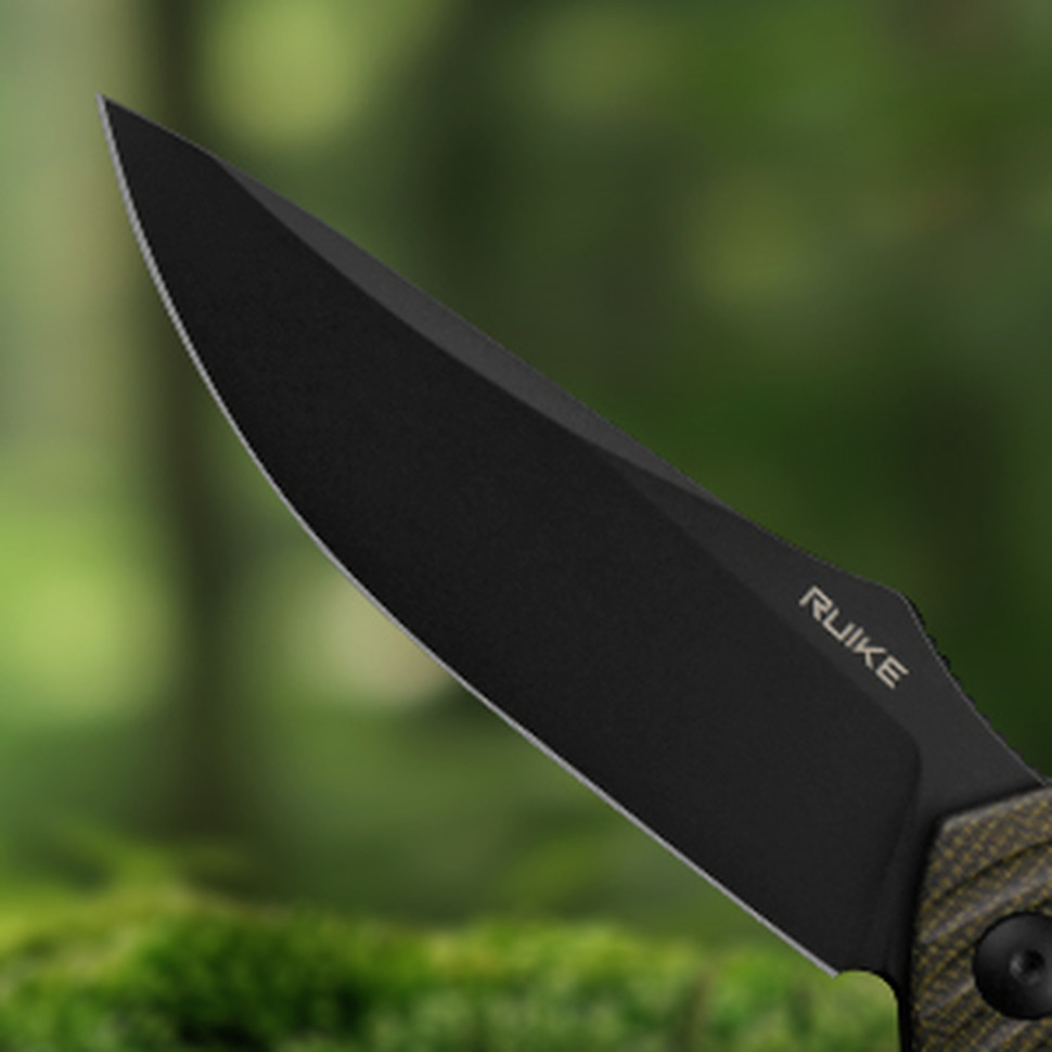 Ніж складаний туристичний Ruike P123-MB, (9.2 см) 14C28N / мікарта коричневий Київ - фото 12