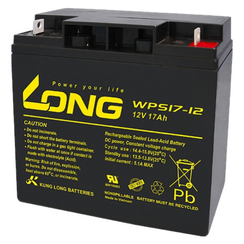 Акумуляторна батарея KUNG LONG WPS17-12 (12В, 17Агод) Київ - фото 1