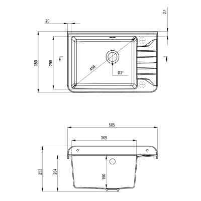 Мойка кухонная Deante Garden (ZYT 311A) Винница