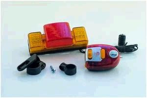 Фонари велосипеда (в сборе)   (комплект, перед/зад, LED)   (mod:JY-608) Мукачево - изображение 1