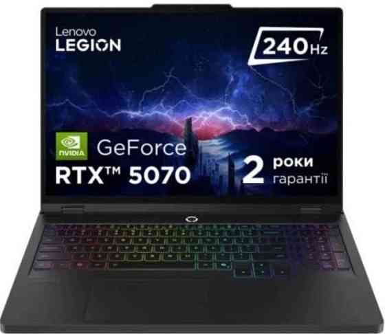 Новий Lenovo Legion Pro 5 16 RYZEN 9 8940 32 GB RAM RTX 5070 8 GB 240Hz Харків