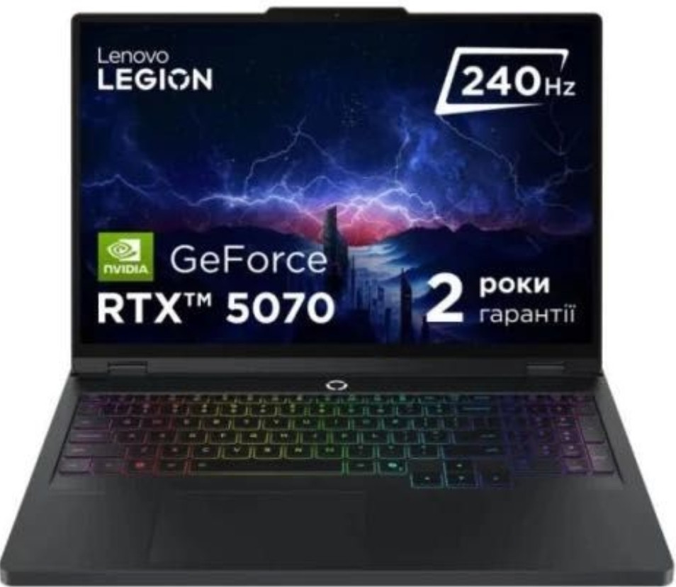 Новый Lenovo Legion Pro 5 16 RYZEN 9 8940 32GB RAM RTX 5070 8GB 240Hz Харьков - изображение 1